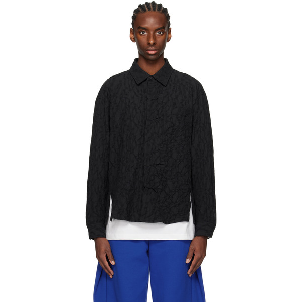  Ader Error Black Patch Pocket Shirt 