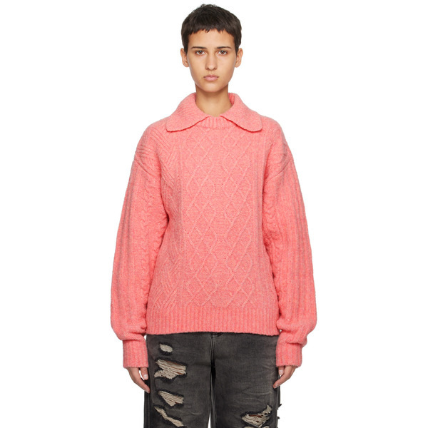  Ader Error Pink Erete Long Sleeve Polo 