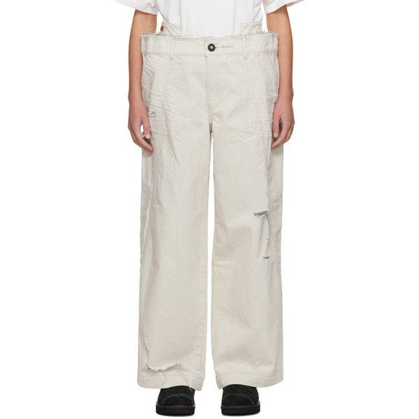  Ader Error White Azio Jeans 