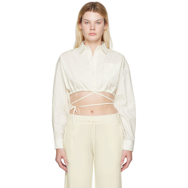  AndreĀdamo Off-white Coulisse Shirt 