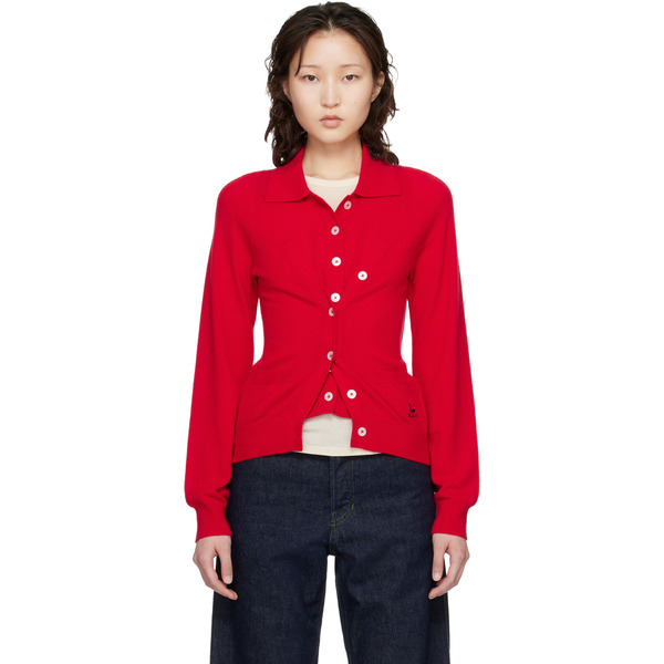  B.b. Wallace Red Kruger Cardigan 