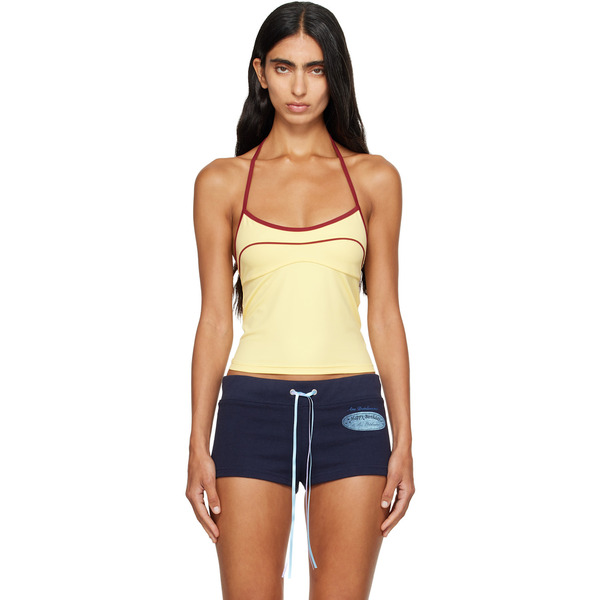  Fruity Booty Yellow Reef Tankini Top 