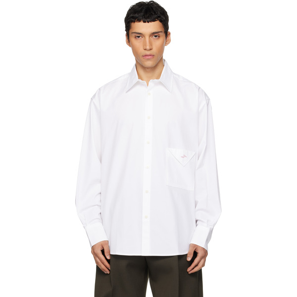  Jacquemus White 'the Nappe' Shirt 