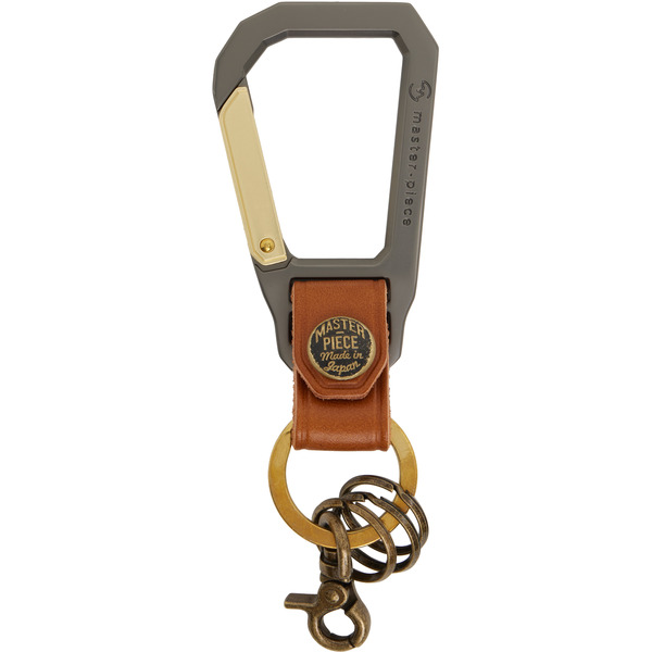  Master-piece Tan Carabiner Keychain 