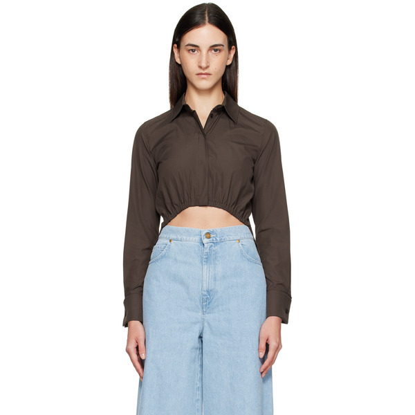  Max Mara Brown Angio Shirt 