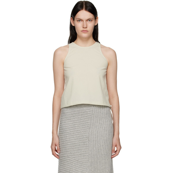  Missing You Already Gray Drawstring Tank Top 