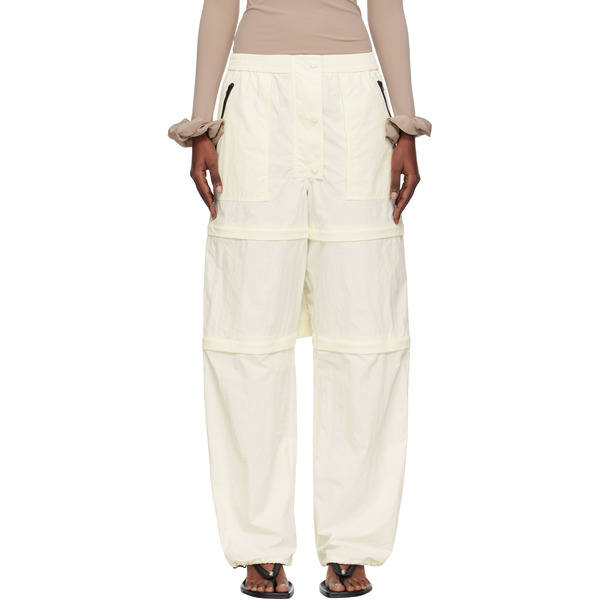  Pushbutton Off-white Three Way Detachable Trousers 