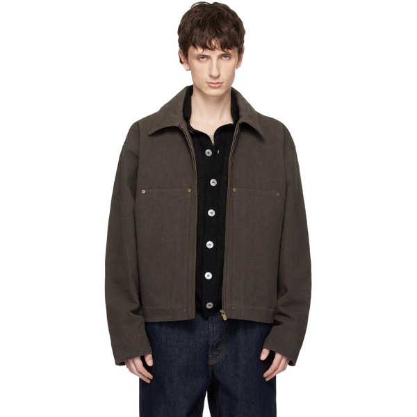  Seventh Brown Worker Jacket 