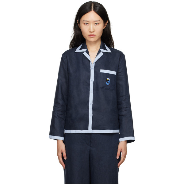  Sleeper Navy Garrick Shirt 