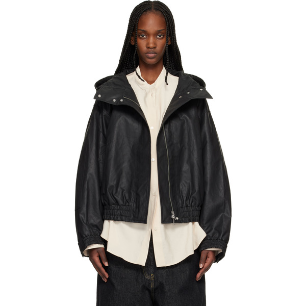  Studio Nicholson Black Cabot Jacket 