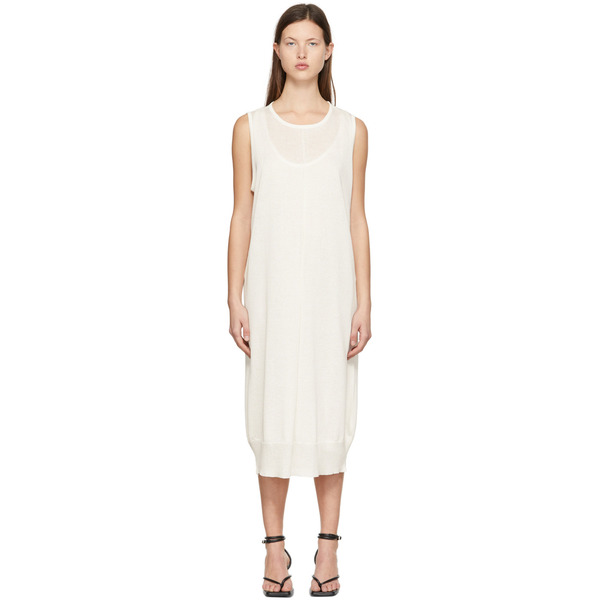  System Off-white Rayon Midi Dress 