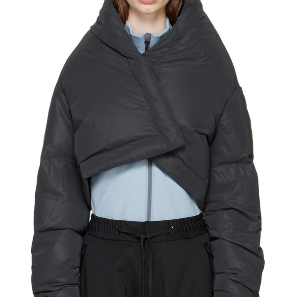  Templa Black Wrap Down Jacket 