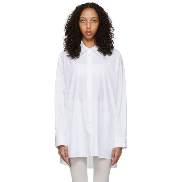  The Row White Luka Shirt 