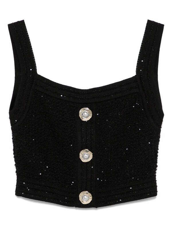  Balmain Balmain Top In Tweed 