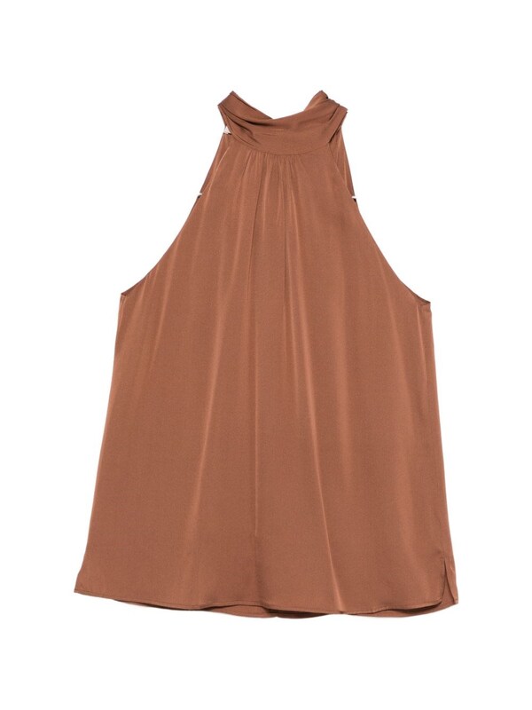 Silk95five Silk95five Top In Seta Villette 