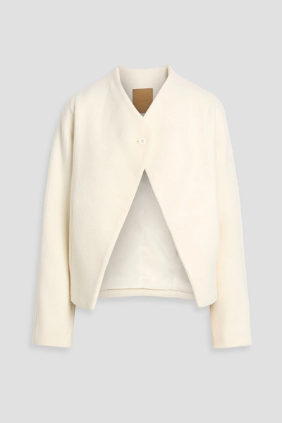  Le 17 Septembre - Wool-blend Felt Jacket - White - Fr 36 